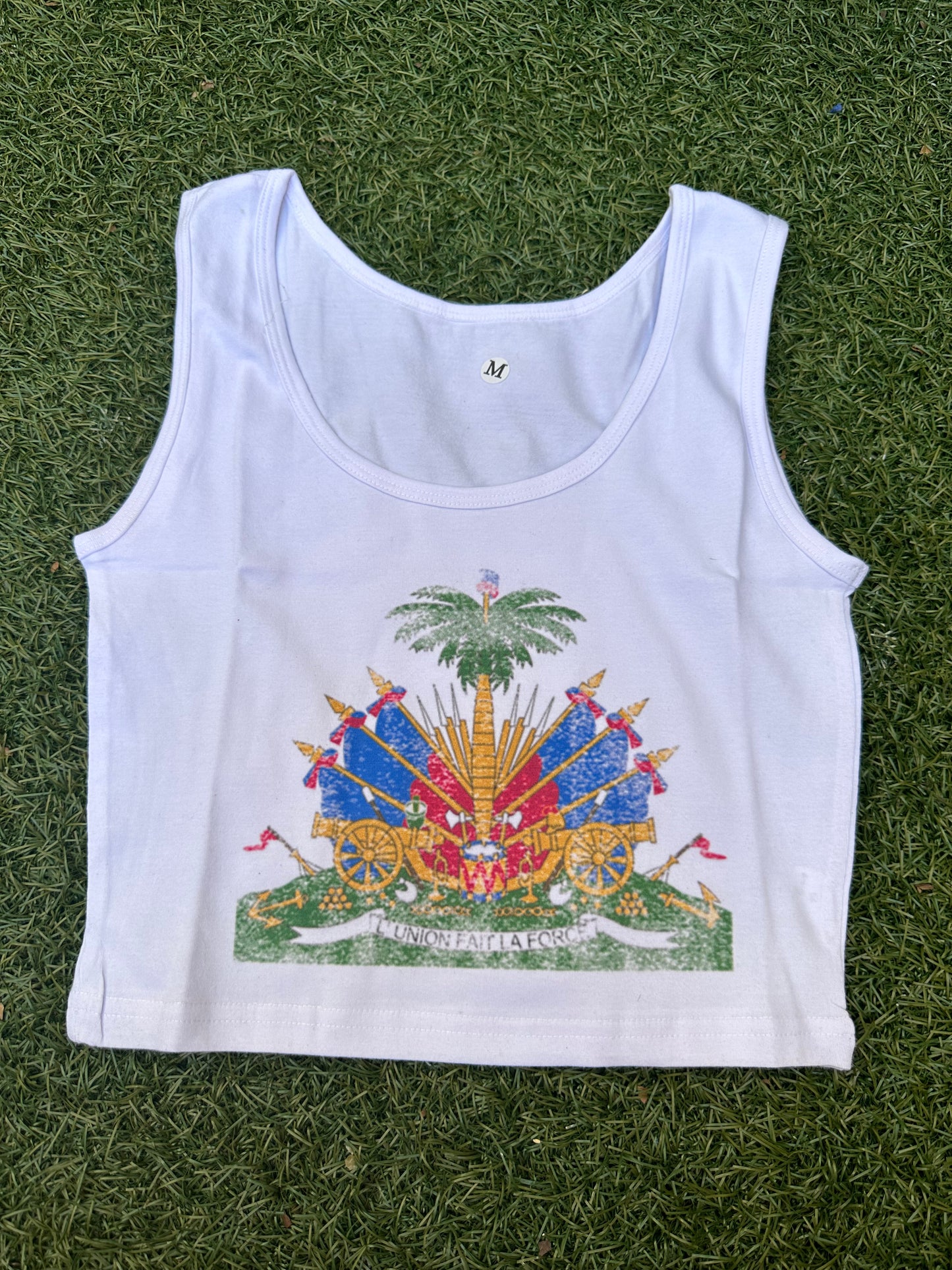 Haiti White Crop Top