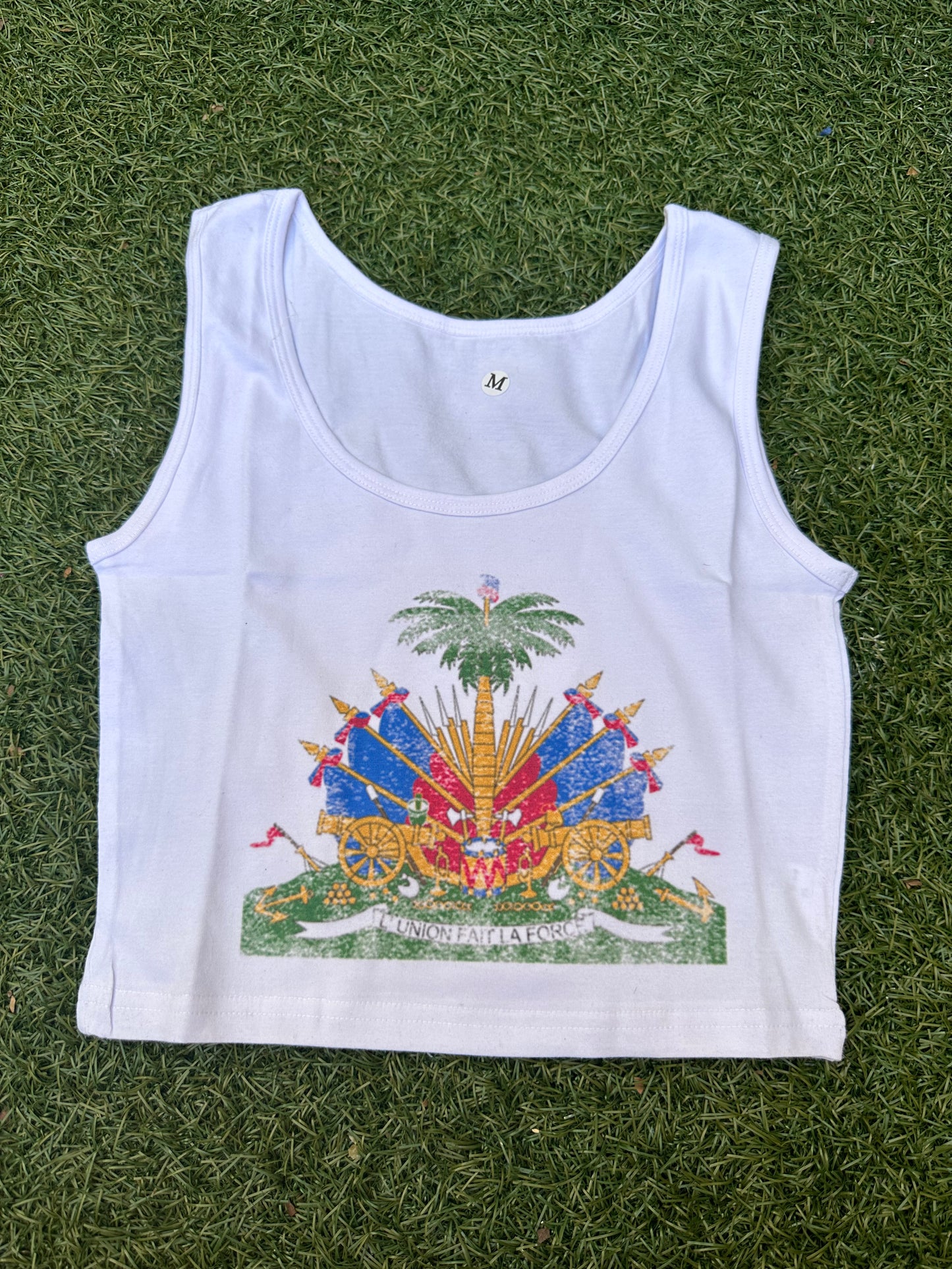 Haiti White Crop Top
