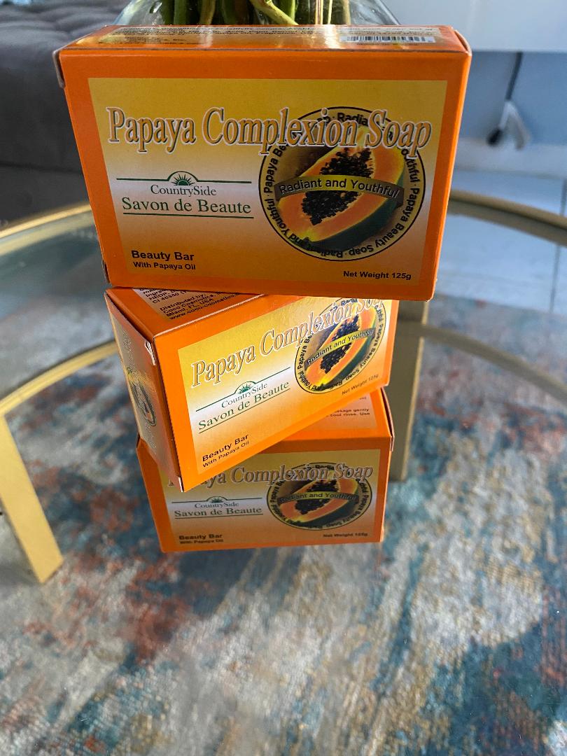 (3pcs Papaya Complexion Soap